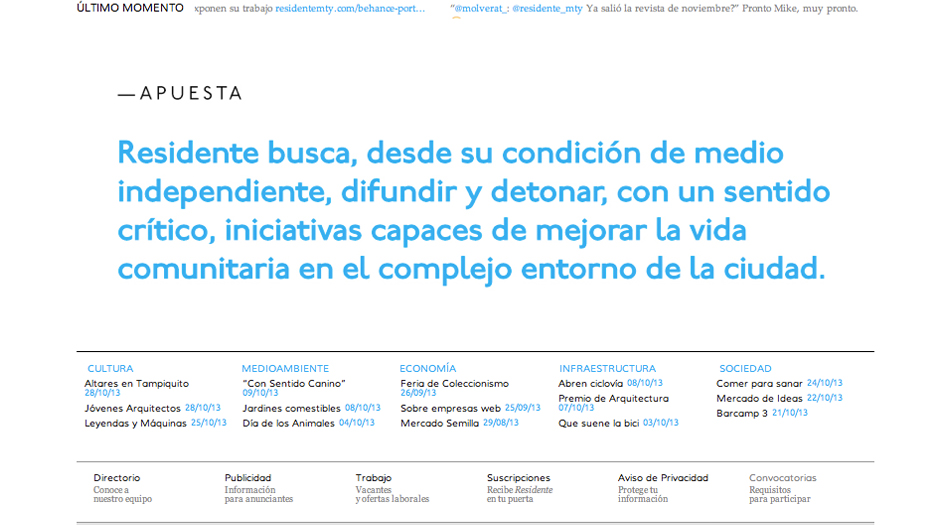 Residente Ciudad