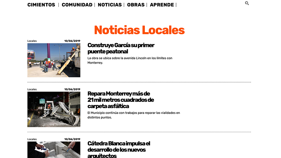 CIMIENTOS.
